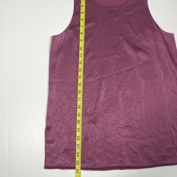 Vince Rib Crewneck Tank - Camellia Size Small - Picture 6 of 8